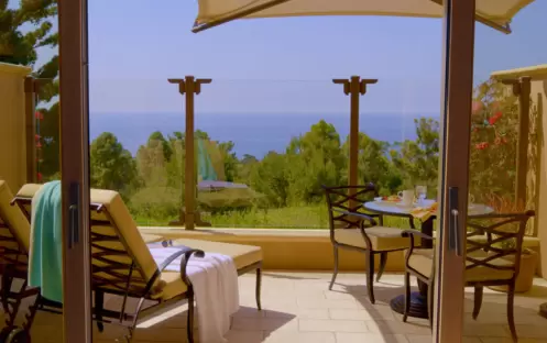 Resort at Pelican Hill - Ocean View Bungalow Suite Patio Resort at Pelican Hill - Ocean View Bungalow Suite Patio